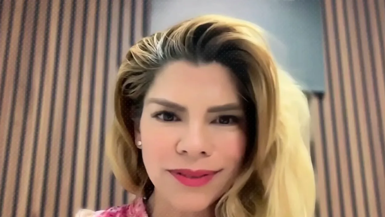 Gay-Lynn Chavez speaking to camera